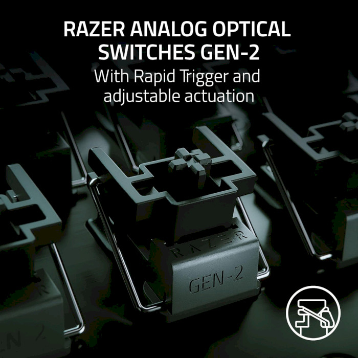 Клавіатура RAZER Huntsman V3 Pro Analog Optical Switch Gen. 2 Black (RZ03-04970100-R3M1)