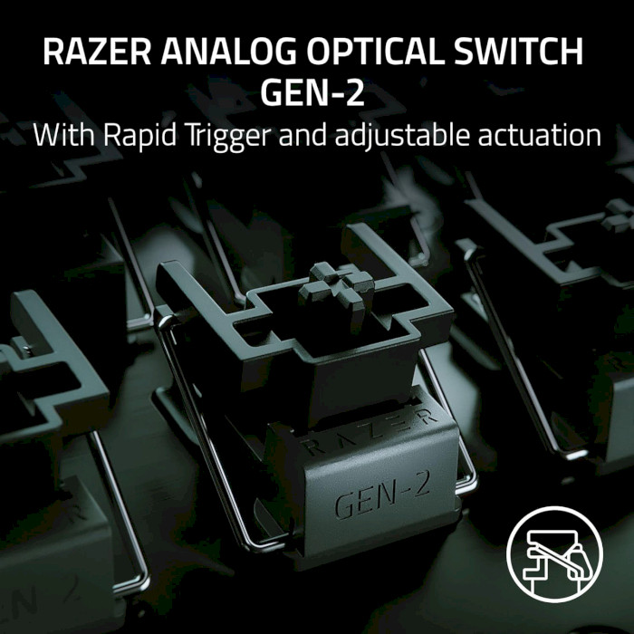 Клавіатура RAZER Huntsman V3 Pro Mini Analog Optical Switch Gen. 2 White (RZ03-04991700-R3M1)