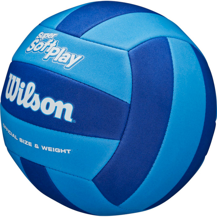 Мяч для пляжного волейбола WILSON Super Soft Play Size 5 Royal/Navy (WV4006001XBOF)