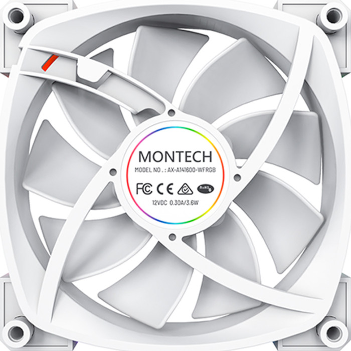 Вентилятор MONTECH AX140 PWM White
