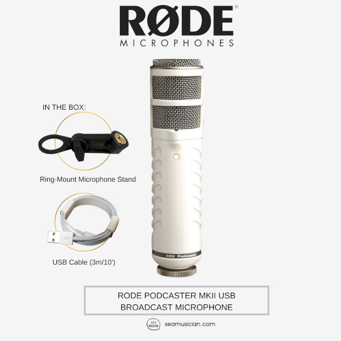 Мікрофон для стримінгу/подкастів RODE Podcaster MKII (400.400.051)