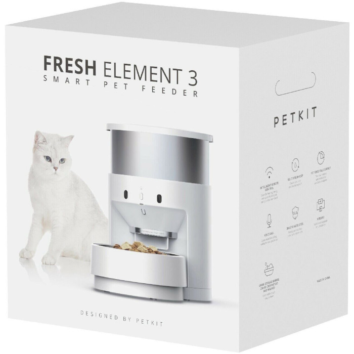 Розумна годівниця PETKIT Fresh Element 3 Smart Pet Feeder 3L (P560-3L)