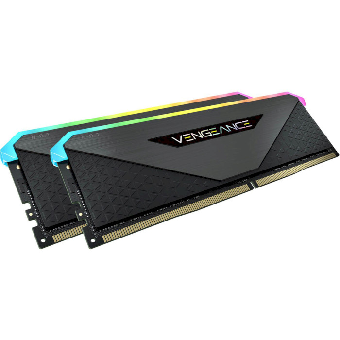 Модуль памяти CORSAIR Vengeance RGB RT Black DDR4 3600MHz 32GB Kit 2x16GB (CMN32GX4M2Z3600C18)