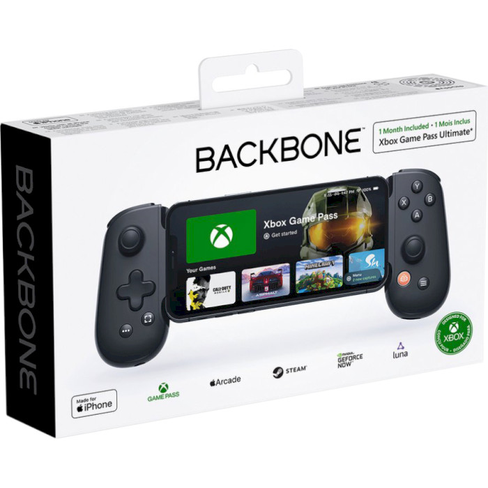 Геймпад BACKBONE One Xbox Edition for iPhone Lightning Black