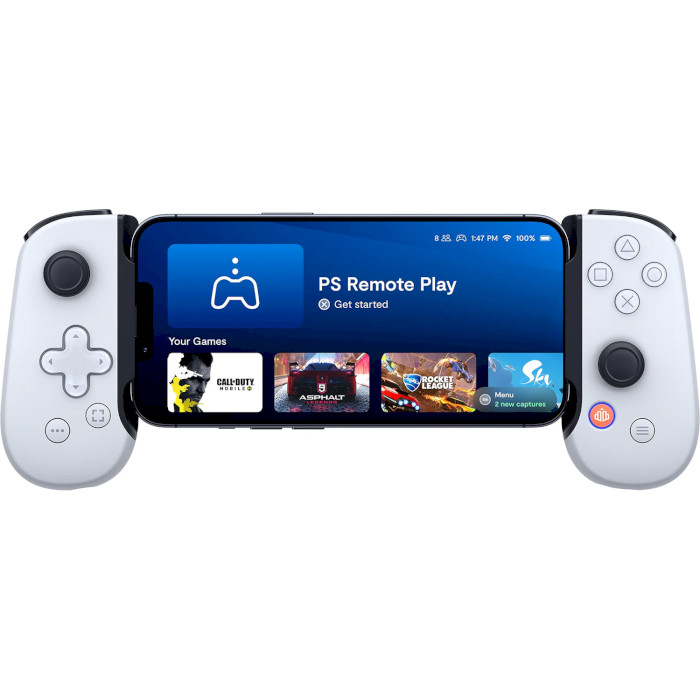 Геймпад BACKBONE One PlayStation Edition for iPhone Lightning White (BB-02-W-S)