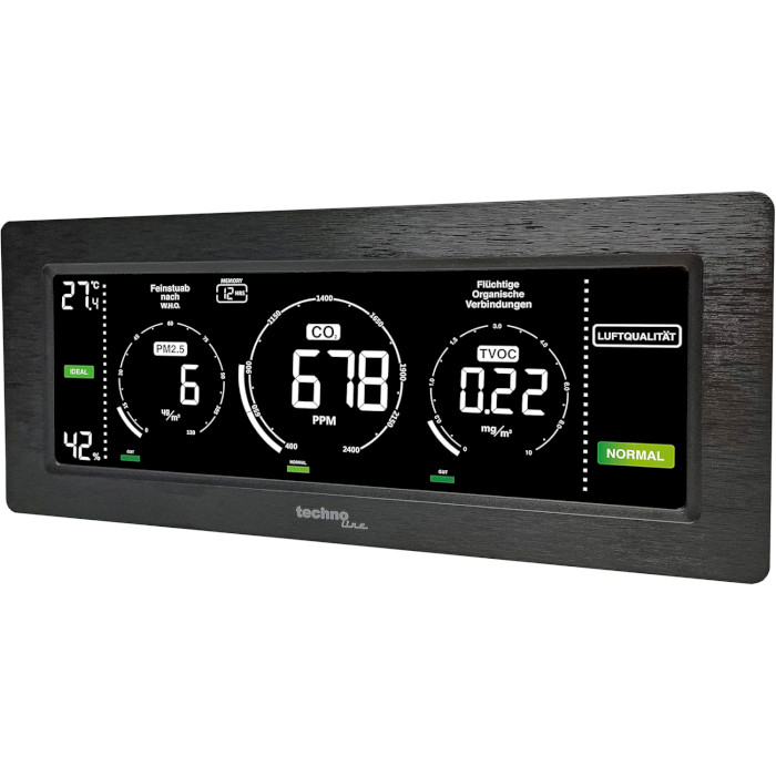 Монитор качества воздуха TECHNOLINE WL1035 Black