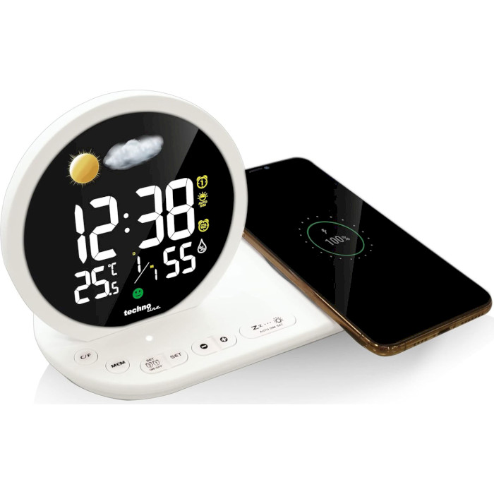 Часы настольные TECHNOLINE WT427 Wireless Mobile Charging