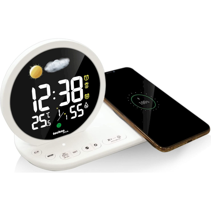 Годинник настільний TECHNOLINE WT427 Wireless Mobile Charging