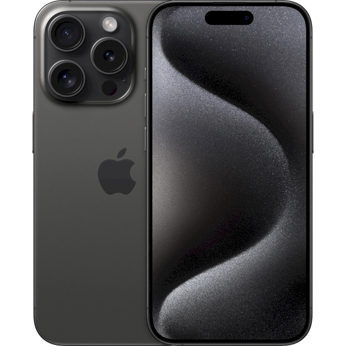 Смартфон APPLE iPhone 15 Pro 256GB Black Titanium (MTV13RX/A)