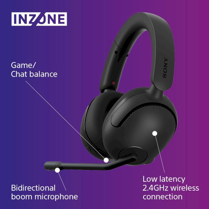 Навушники геймерскі SONY Inzone H5 Black (WHG500B.CE7)