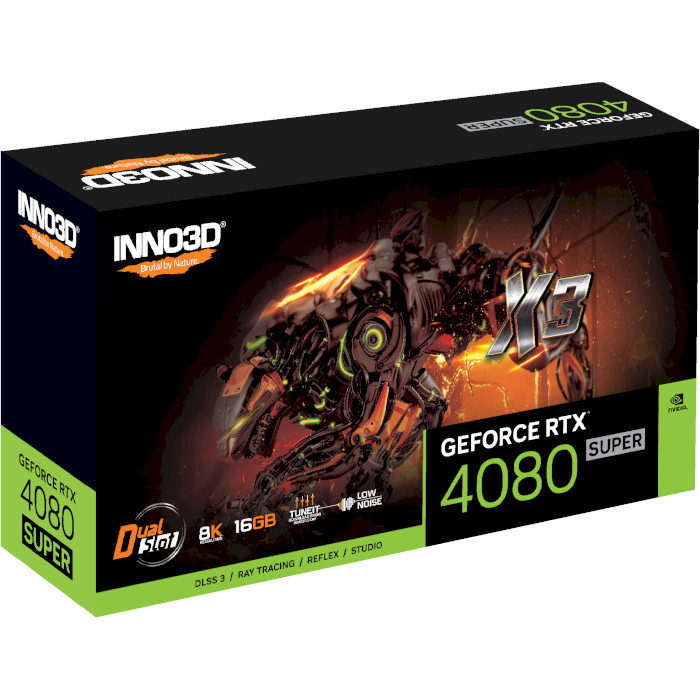 Відеокарта INNO3D GeForce RTX 4080 Super X3 (N408S3-166X-18703552)