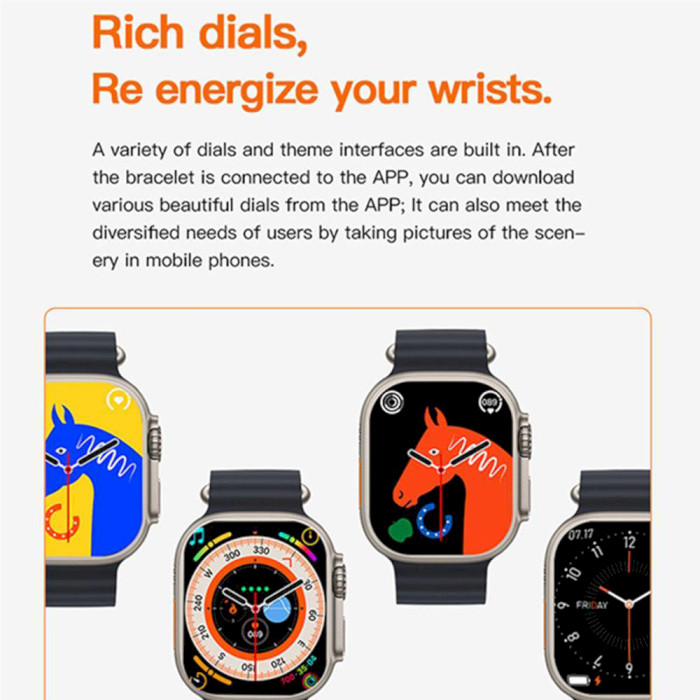Смарт-часы BIG X9 Ultra Orange