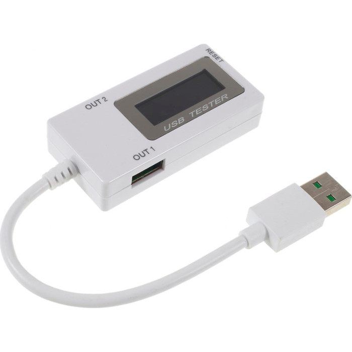 USB тестер KEWEISI KWS-1705B напряжения (4-30V) и силы тока (0-5A)