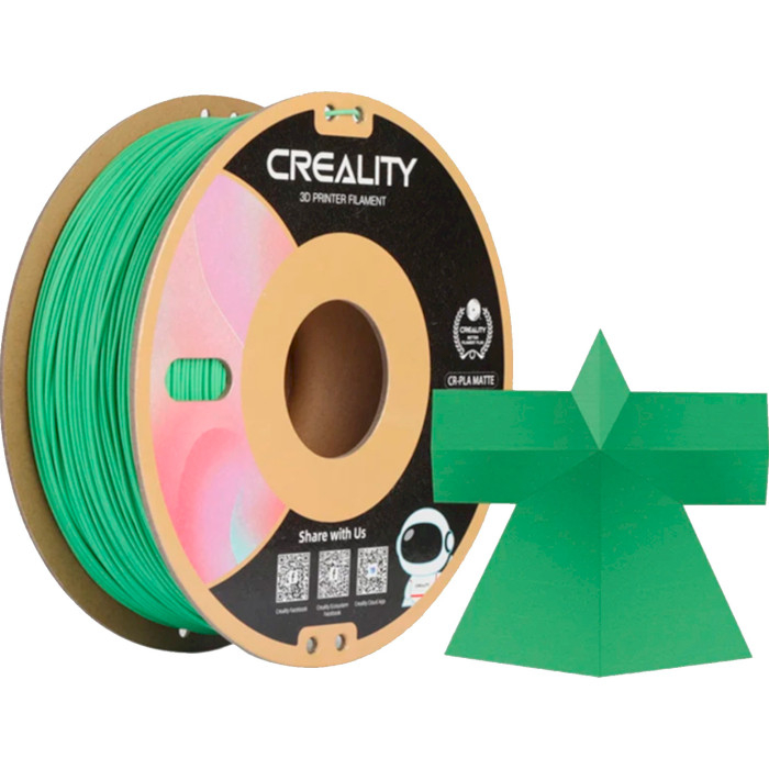 Пластик (филамент) для 3D принтера CREALITY CR-PLA Matte 1.75mm, 1кг, Avocado Green (3301010301)