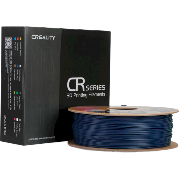 Пластик (филамент) для 3D принтера CREALITY CR-PLA Matte 1.75mm, 1кг, Navy Blue (3301010298)