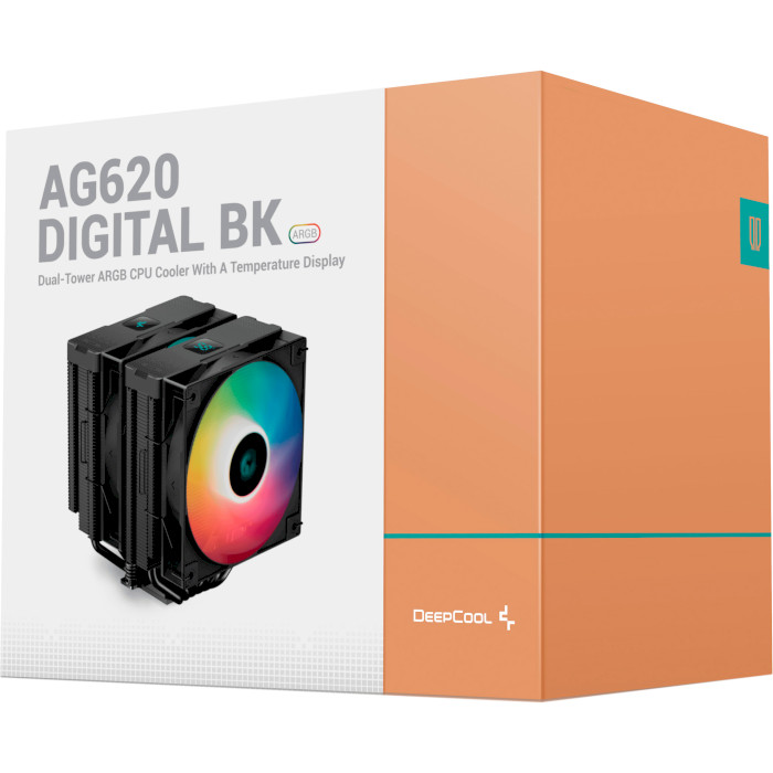 Кулер для процессора DEEPCOOL AG620 Digital BK ARGB (R-AG620-BKADMN-G-2)