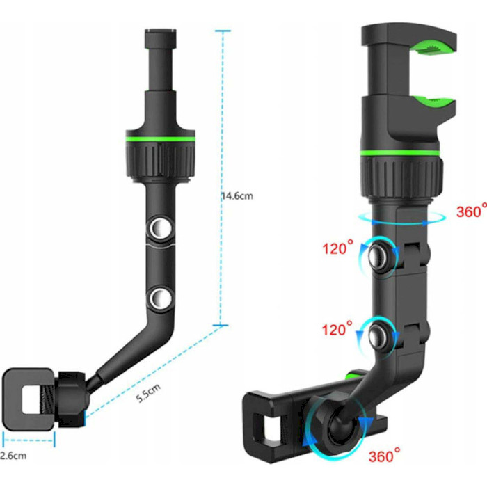 Автодержатель для смартфона VOLTRONIC H-HS162