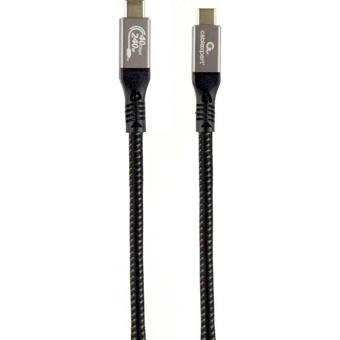 Кабель CABLEXPERT Premium USB 4.0 Type-C/Type-C PD 240W 1.5м (CCBP-USB4-CMCM240-1.5M)