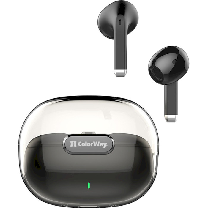 Навушники COLORWAY Slim TWS-2 Earbuds Black
