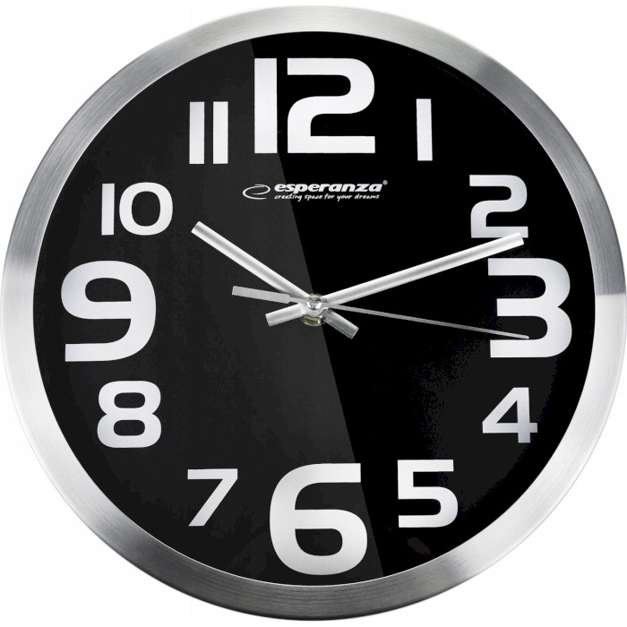 Настенные часы ESPERANZA Zurich Black (EHC013K)