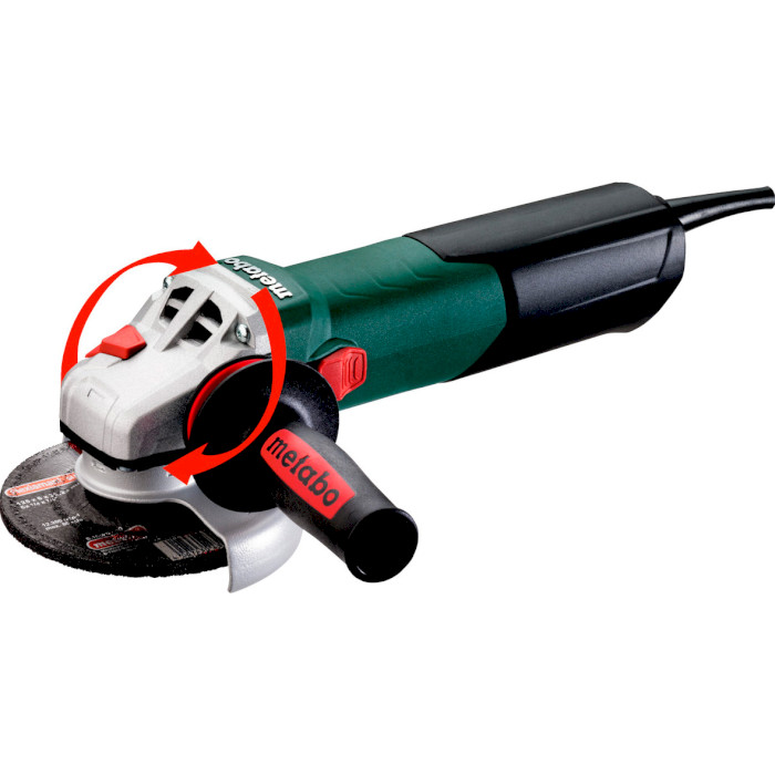 Кутова шліфувальна машина METABO WEV 19-125 Quick M-Brush (613108000)