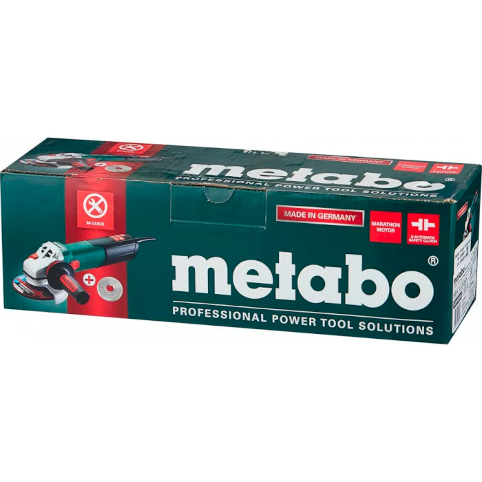Угловая шлифовальная машина METABO WEVA 15-125 Quick (600496000)