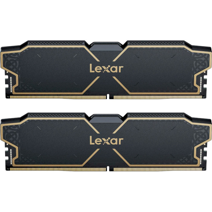 Модуль пам'яті LEXAR Thor Black DDR5 6000MHz 32GB Kit 2x16GB (LD5U16G60C32LG-RGD)