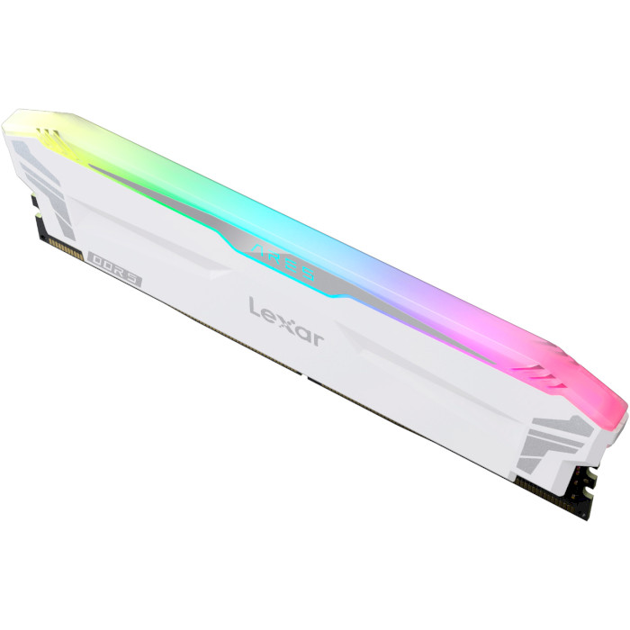 Модуль памяти LEXAR Ares RGB White DDR5 6400MHz 32GB Kit 2x16GB (LD5EU016G-R6400GDWA)