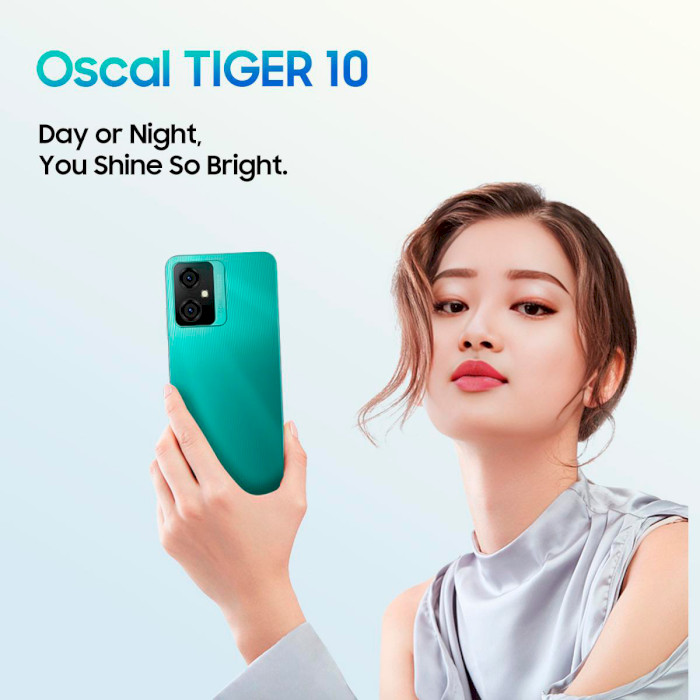 Смартфон OSCAL Tiger 10 8/256GB Summer Sky Blue
