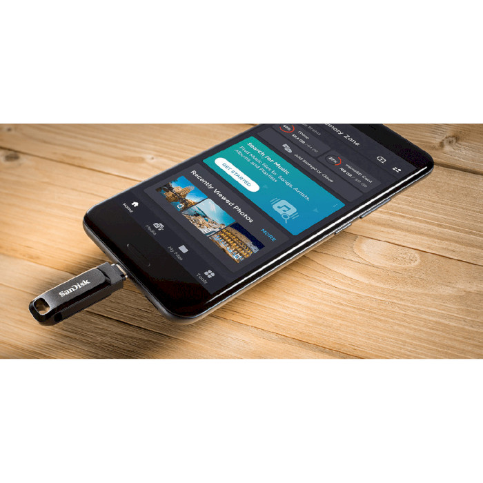 Флешка SANDISK Ultra Dual Go 1TB USB+Type-C3.2 Black (SDDDC3-1T00-G46)