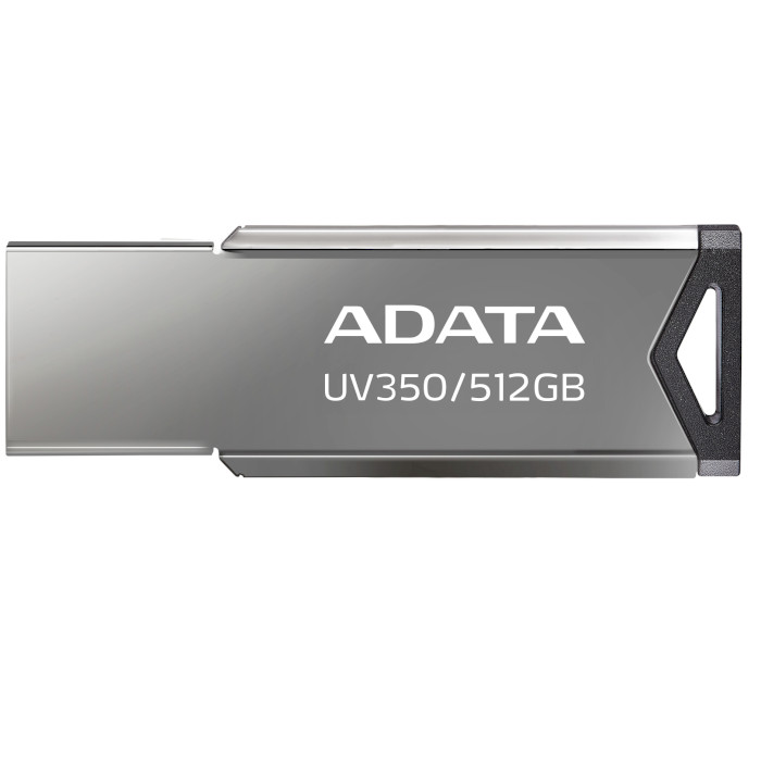 Флэшка ADATA UV350 512GB Silver (AUV350-512G-RBK)