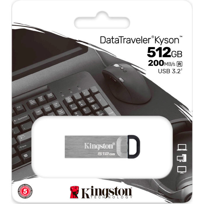 Флешка KINGSTON DataTraveler Kyson 512GB (DTKN/512GB)