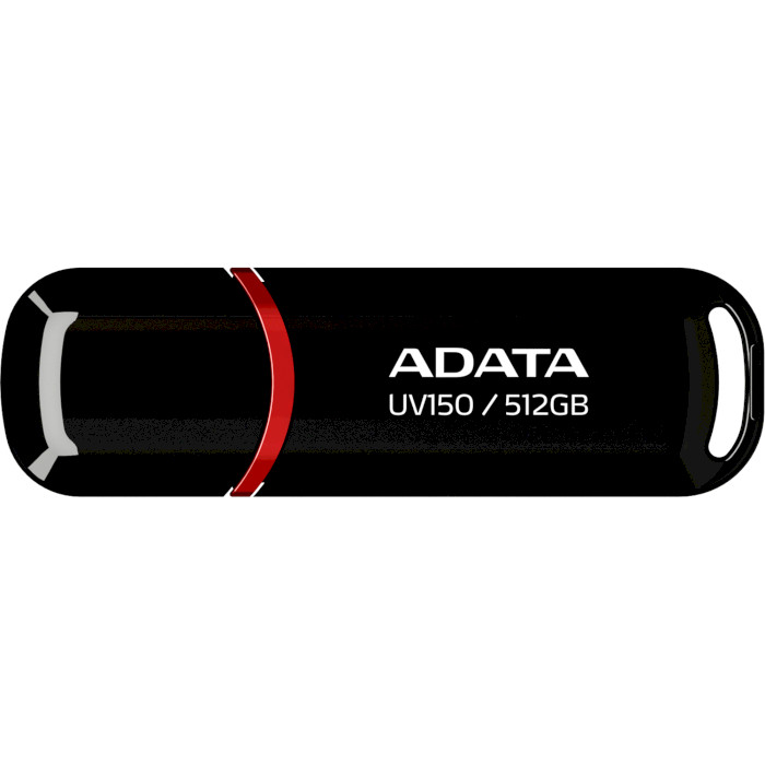 Флэшка ADATA UV150 512GB USB3.2 Black (AUV150-512G-RBK)