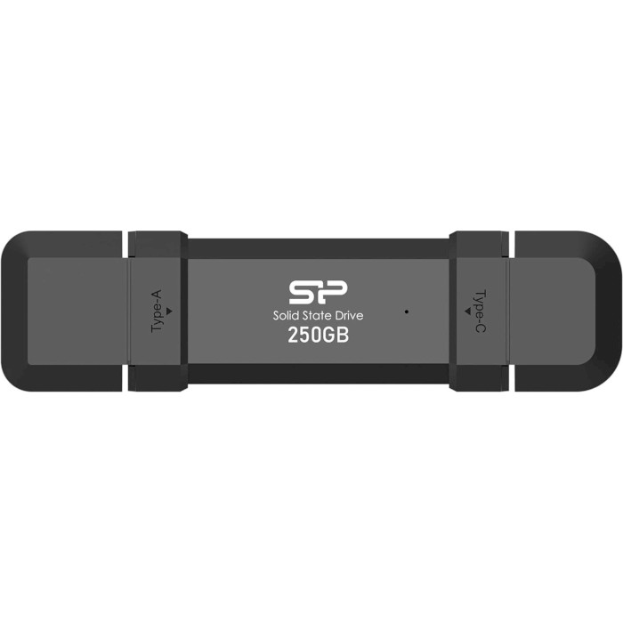 Портативний SSD диск SILICON POWER DS72 250GB USB3.2 Gen2 (SP250GBUC3S72V1K)