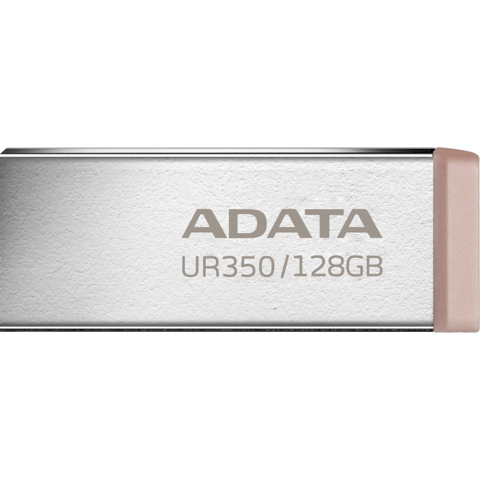 Флешка ADATA UR350 128GB Silver/Beige (UR350-128G-RSR/BG)