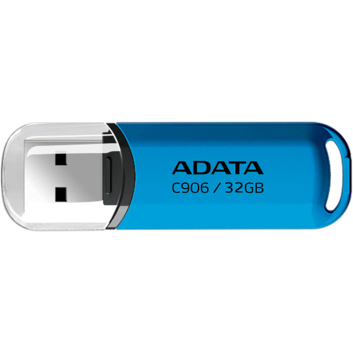 Флэшка ADATA C906 32GB USB2.0 Blue (AC906-32G-RWB)