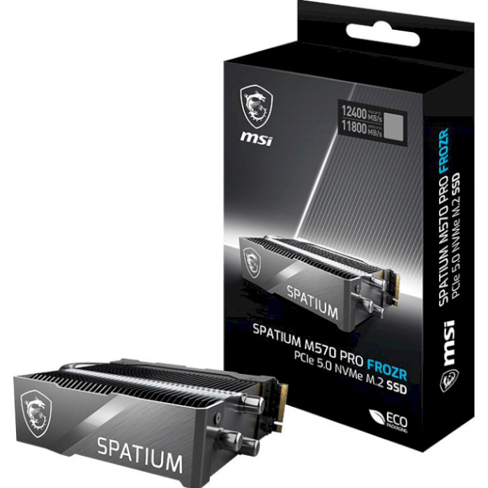 SSD диск MSI Spatium M570 Pro Frozr 2TB M.2 NVMe (S78-440Q670-P83)