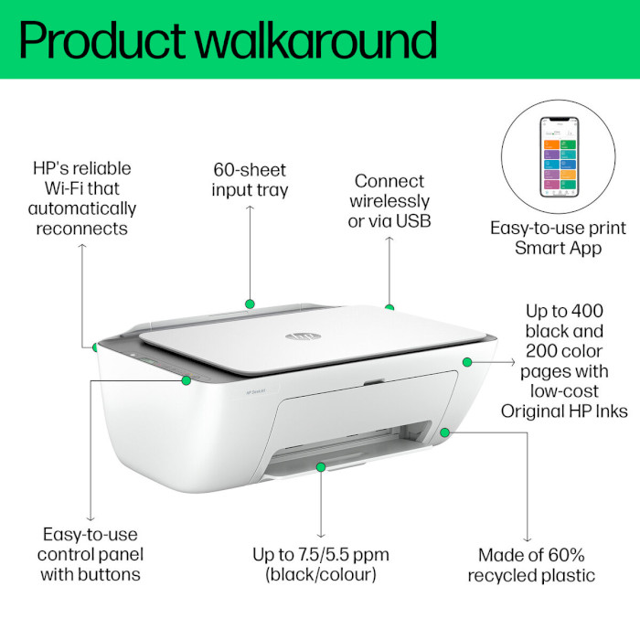 МФУ HP DeskJet Ink Advantage 2876 (6W7E6C)