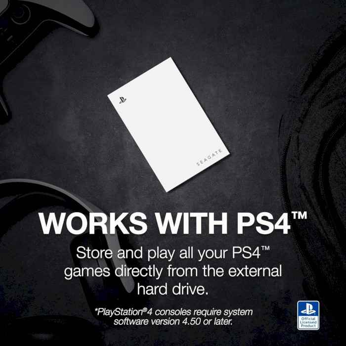 Портативний жорсткий диск SEAGATE Game Drive for PlayStation 5 2TB USB3.0 (STLV2000201)