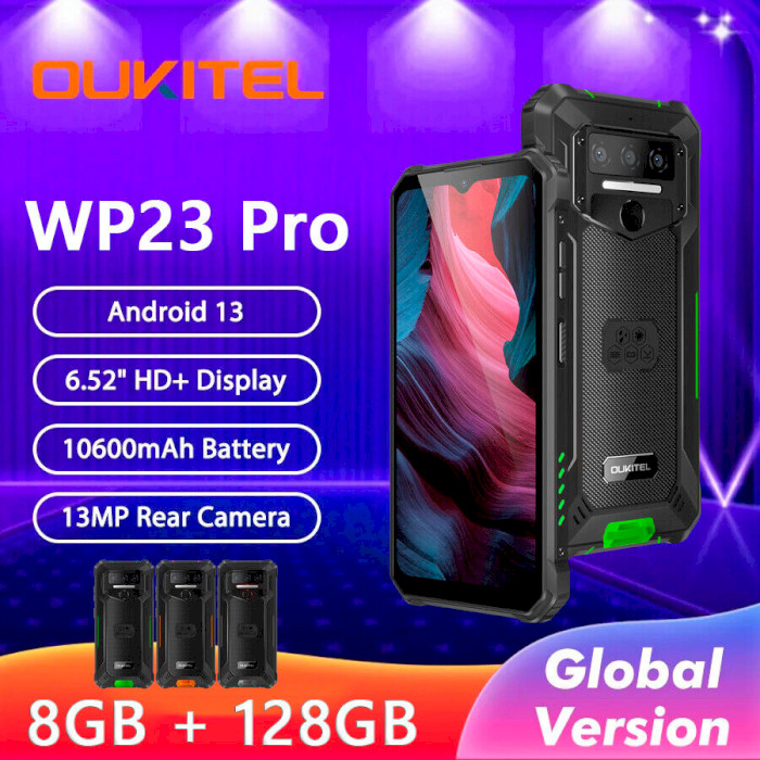 Смартфон OUKITEL WP23 Pro 8/128GB Calm Black
