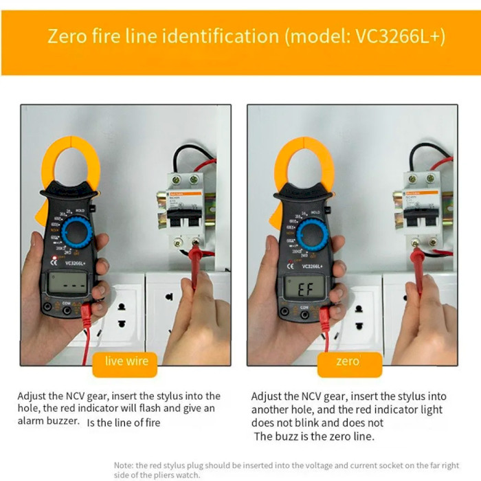 Токоизмерительные клещи ANENG VC3266L+