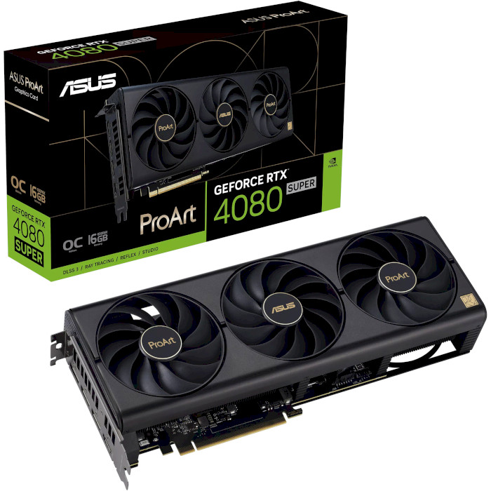 Видеокарта ASUS ProArt GeForce RTX 4080 Super 16GB GDDR6X OC Edition (90YV0K90-M0NA00)