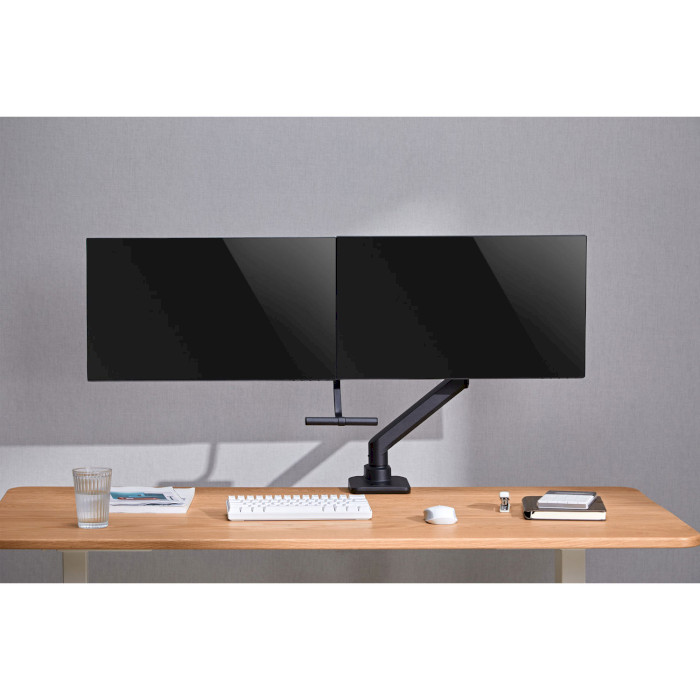 Кріплення настільне для 2-х моніторів OFFICEPRO MA802B 17"-32" Black