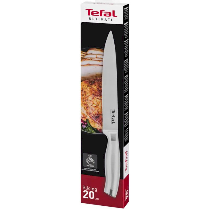 Ніж кухонний для тонкої нарізки TEFAL Ultimate 200мм (K1701274)