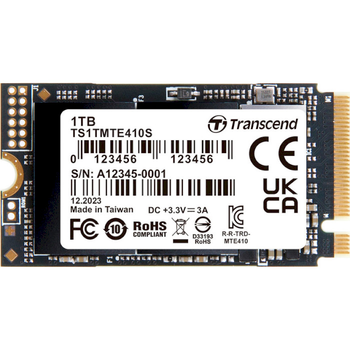 SSD диск TRANSCEND MTE410S 1TB M.2 NVMe (TS1TMTE410S)