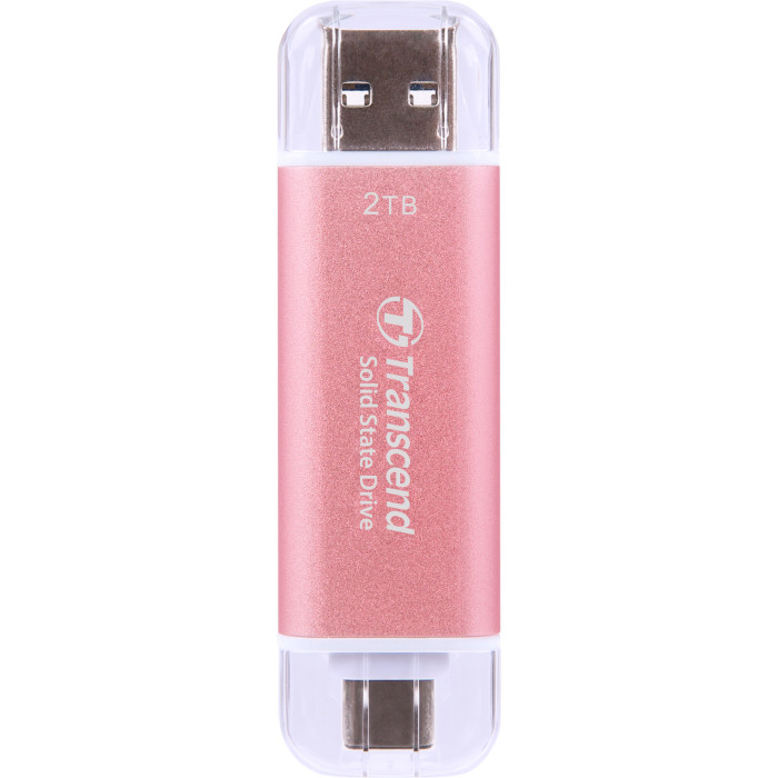 Портативний SSD диск TRANSCEND ESD310 2TB USB3.2 Gen2 Pink (TS2TESD310P)