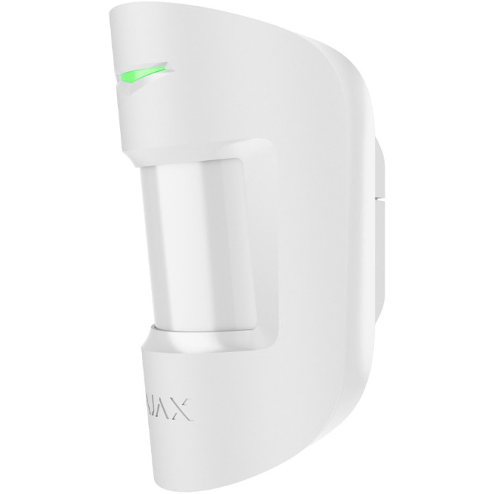 Датчик руху з мікрохвильовим сенсором AJAX MotionProtect S Plus Jeweller White