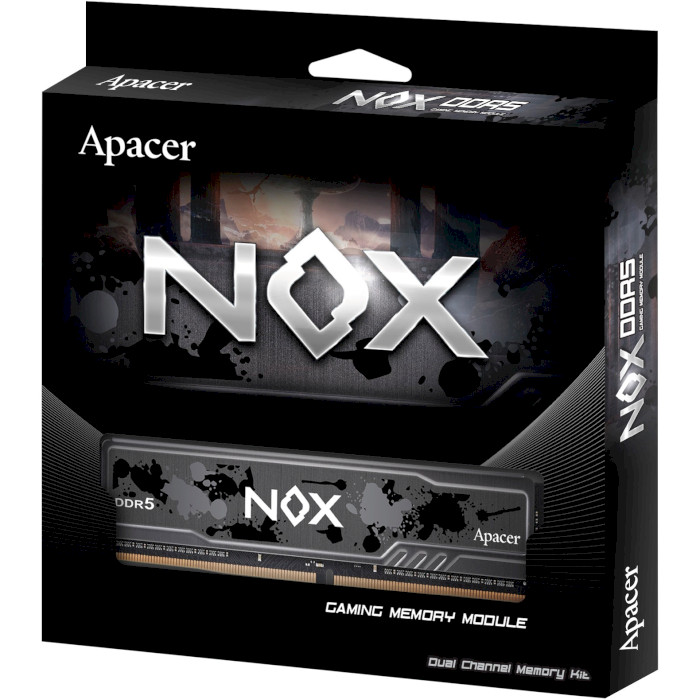 Модуль пам'яті APACER Nox DDR5 6000MHz 16GB (AH5U16G60C512MBAA-1)