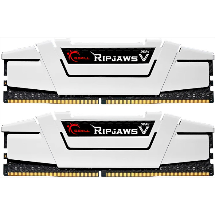 Модуль пам'яті G.SKILL Ripjaws V White DDR4 3600MHz 32GB Kit 2x16GB (F4-3600C18D-32GVW)