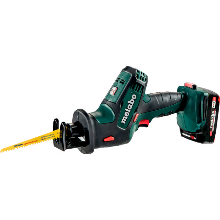 Аккумуляторная сабельная пила METABO SSE 18 LTX Compact 2x2Ah Li-ion 18V + ЗУ + кейс (602266500)